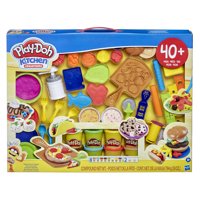 Play-Doh Kitchen Creations Deluxe Dinner Playset with 10 Cans