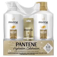($17 Value) Pantene PRO-V Shampoo and Conditioner Set, Sulfate-Free, 3 Piece