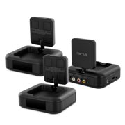 nyrius ny-gs10 5.8ghz 4 channel wireless audio/video transmitter system with 2 receivers