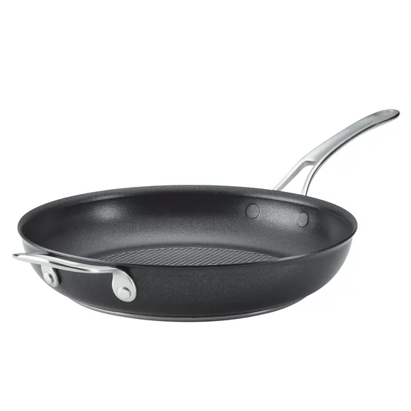 Anolon X Hybrid 12 inch Nonstick Induction Frying Pan, Charcoal Gray