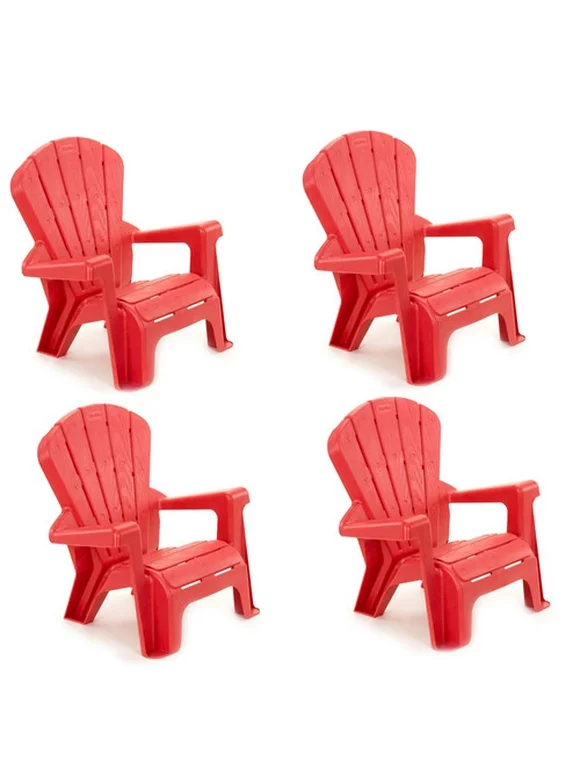Little Tikes Garden Chair Pink 4 Pack (15.25 in. W x 18.75 in. D x 22 H in. )