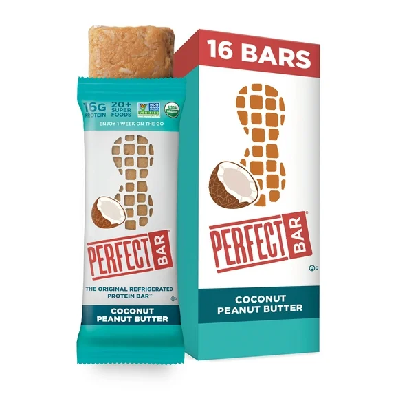Perfect Bar, Coconut Peanut Butter Protein Bar, 16 Count