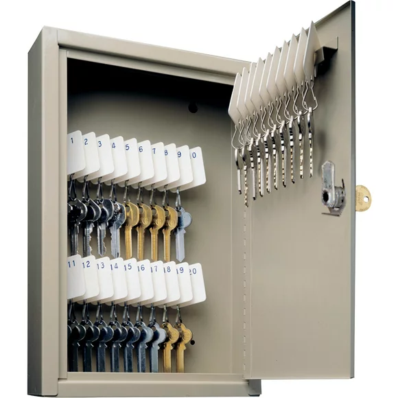 Steelmaster, Key Cabinet - 30-Key Capacity, 1 Each, Sand