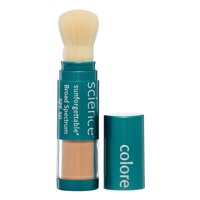 ($65 Value) Colorescience Sunforgettable Brush-On Sunscreen Spf 50, Medium, 0.21 Oz