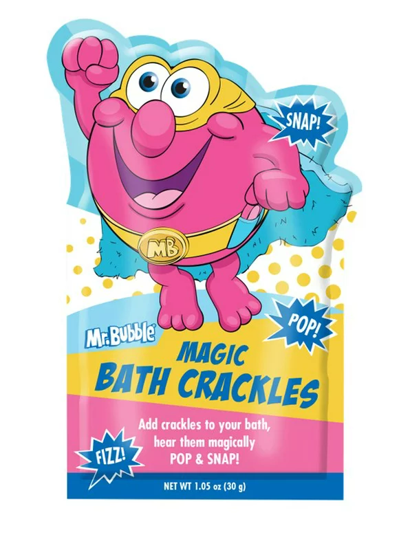 Mr. Bubble Magic Bath Crackles Kids Bubble Bath Fizzies 1.1 Oz.