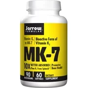 Jarrow Formulas MK-7 Softgels, 90 mcg, 60 Count