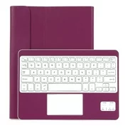 CoastaCloud Universal Folio Case w/Stand Wireless Bluetooth Keyboard case cover for Android Windows System Fits for 9"-10" inch Tablet with touch pad - Purple