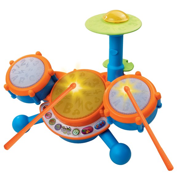 VTech, KidiBeats Drum Set, Toy Drums, Musical Toy, Learning Toy for Kids 2-5 Years
