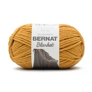 Bernat Blanket Yarn, Burnt Mustard, 10.5oz(300g),Super Bulky,Polyester