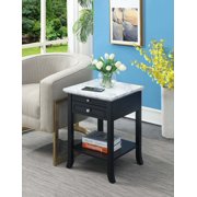 Convenience Concepts American Heritage Logan End Table with Drawer and Slide, Multiple Colors
