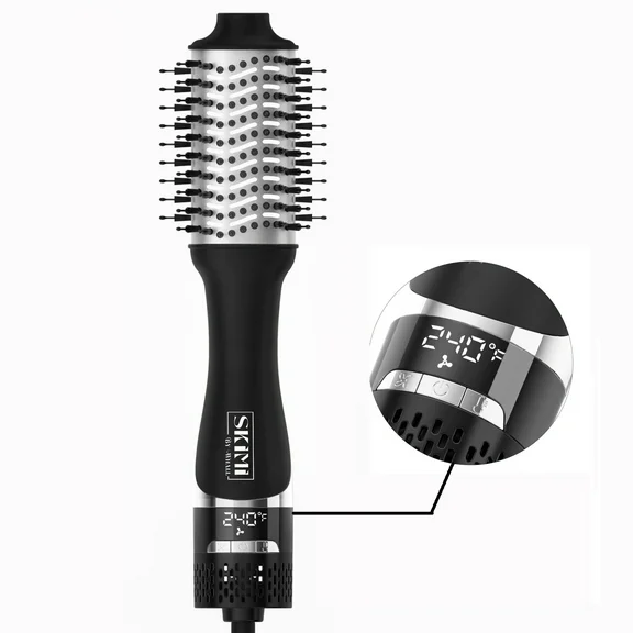 SKIMI by Whall Hair Dryer Brush, Blow Dryer Brush LED Display Screen, Temp Control, Ceramic Coating