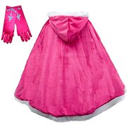 Enchantly Enchantly Girls Cape - Princess Cape Dress Up Costumes - Fits Age 3-8 (Pink) Costume_Outfit