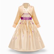 Girls Princess Costumes Halloween Cosplay Fancy Party Dress up 3-12 Years