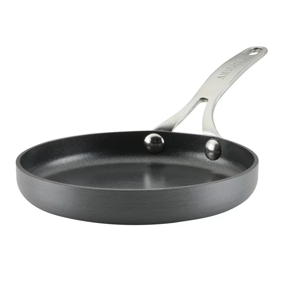 Anolon Hard-Anodized 6.25" Nonstick Mini Skillet Frying Pan, Dark Gray