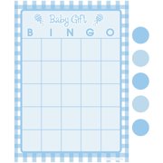 Blue Gingham Bingo Games, 10-Pack