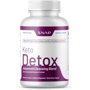 Snap Supplements Keto Detox Pills, Cleanse Weight Loss Supplement, 60 Capsules