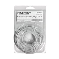 Patriot 828929 100 ft. 17 Gauge Aluminum Wire - Black, 10 Per Case