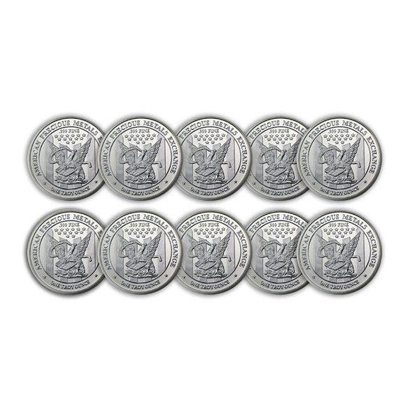 1 oz Silver Round - APMEX (Lot of 10) - DX Offers Mall