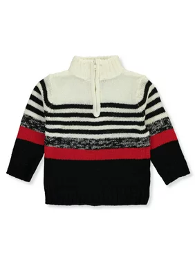 Sezzit Boys' Layered Stripe Mock Neck Sweater (Infant)
