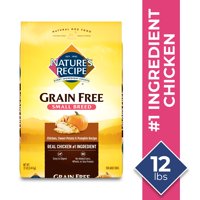 Nature's Recipe Small Breed Grain Free Dry Dog Food Easy to Digest Chicken, Sweet Potato, & Pumpkin Recipe (Various Sizes)