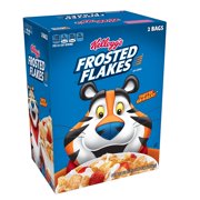 Kellogg's Frosted Flakes, Breakfast Cereal, Original, Excellent Source of 7 Vitamins and Minerals, 55oz Box, 55.0 OZ