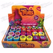 (24ct) Dreamworks Trolls Stamps Stampers Self-inking Birthday Boy Party Favors