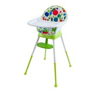 The World of Eric Carle Very Hungry Caterpillar 3-in-1 Convertible High Chair, Playful Dots
