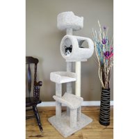 New Cat Condos 69-in Cat Tree & Condo Scratching Post Tower, Multi