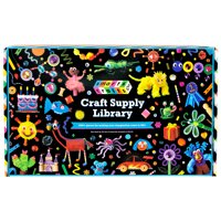 Smarts & Crafting Make Your Own Craft Supply Library Art & Craft Kit (1057 Pieces)
