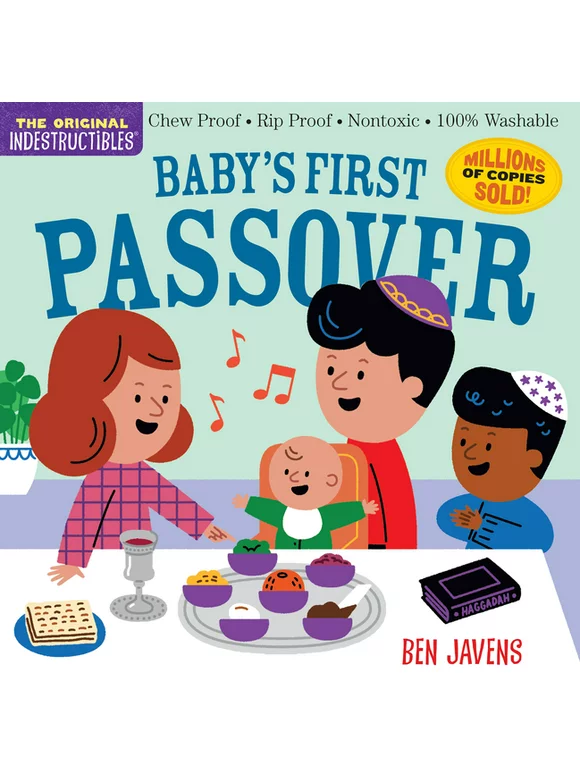 Indestructibles: Indestructibles: Baby's First Passover : Chew Proof - Rip Proof - Nontoxic - 100% Washable (Book for Babies, Newborn Books, Safe to Chew) (Paperback)