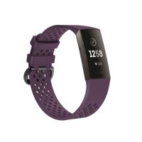 For Fitbit Charge 3 / 3 SE / 4 Bands, Replacement Strap for Women Men, Size Small, Purple