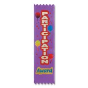 Pack of 30 Purple "Participation" School and Sports Award Ribbons 6.25"