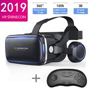 VR SHINECON Original 6.0 VR Headset Version Virtual Reality Glasses Stereo Headphones 3D Glasses Headset Helmets Support 4.7-