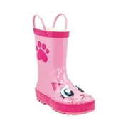 Infant Girls' Western Chief Pink Kitty Rain Boot