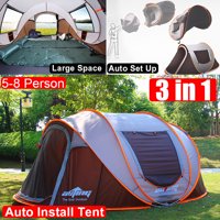 3-4 Person Waterproof Automatic Setup Family Camping Tents Outdoor Shelter