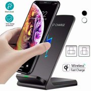 Black Friday!!!Wireless Charger, Qi-Certified, Fast Charging iPhone 11, 11 Pro, 11 Pro Max, XR, Xs Max, Xs, X, 8, 8 Plus, Samsung Galaxy S10 S9 S8, Note 10 Note 9 - Black