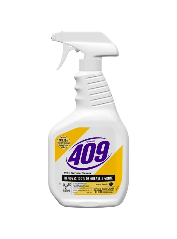Formula 409 Multi-Surface Cleaner Spray, Lemon Fresh, 32 fl oz