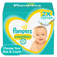 Pampers Swaddlers Diapers (Choose Size and Count)