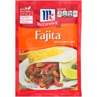 (4 Pack) McCormick Fajitas Seasoning Mix, 1.12 oz