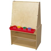 Wood Designs Childrens Art Center Easel for Two