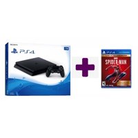 2020 Holiday Bundle Sony PlayStation Slim 4 1TB PS4 Console with Game: Marvel's Spider-Man: Game of The Year Edition - Express Shipping Available