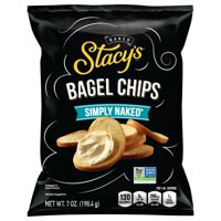 Stacy's Pita Chips Bagel Chips - Simply Naked - Case of 12 - 7 oz