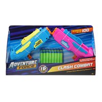 Adventure Force Clash Combat Dart 4 Shot Dart Blasters, Pack of 2
