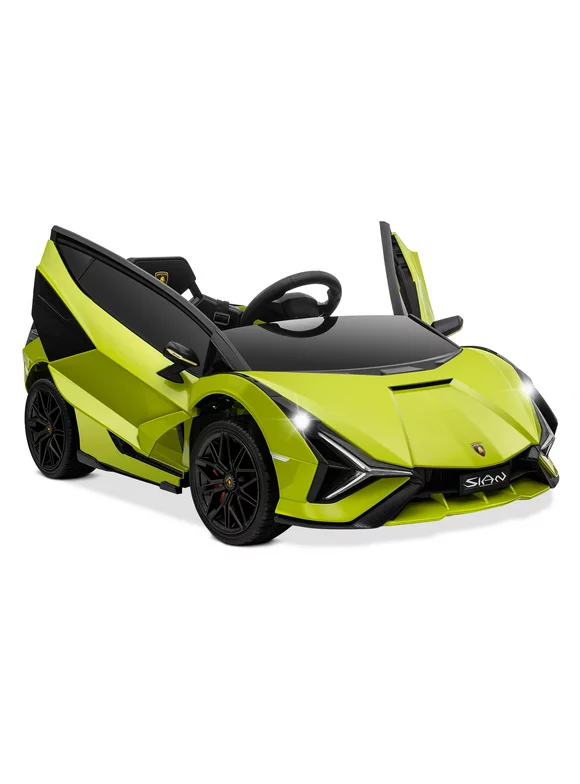 Kidzone Kids 12V Electric Licensed Lamborghini Car – Green