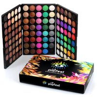 TekDeals Popfeel 120 Matte Colors Eyeshadow Eye Shadow Palette Makeup Set Kit Pro