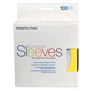 600 Memorex Brand Multi Color CD DVD Paper Sleeve with Window/Flap