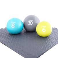 Tone Fitness Soft Weighted Ball, 6-10 lbs