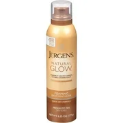 Jergens Natural Glow Foaming Daily Moisturizer, Medium to Tan, 6.25 oz