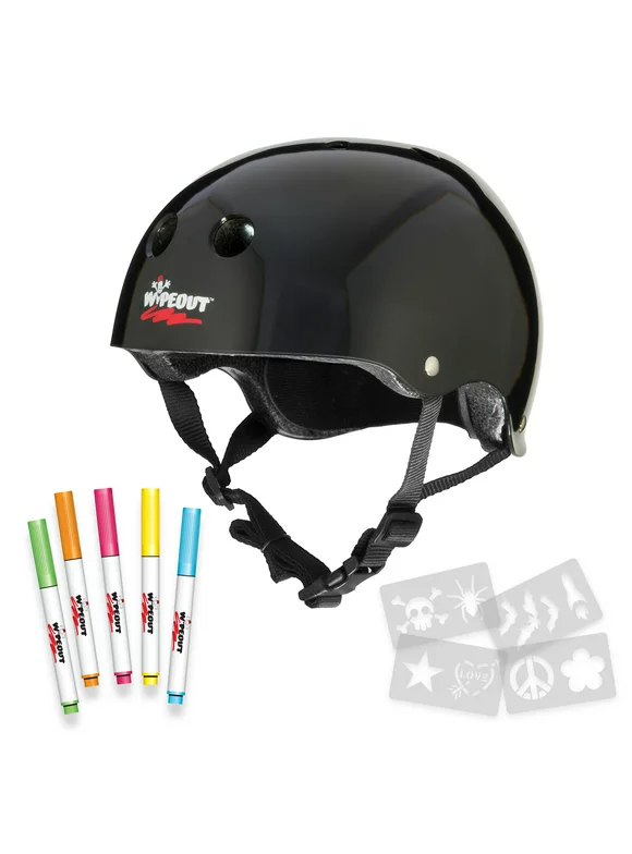 Wipeout Dry Erase Multi-Purpose Action Sports Helmet for Kids
