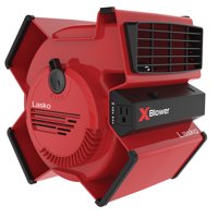 Lasko X-Blower Multi-Position Utility Blower Fan with 3 Speeds, X12900, Red